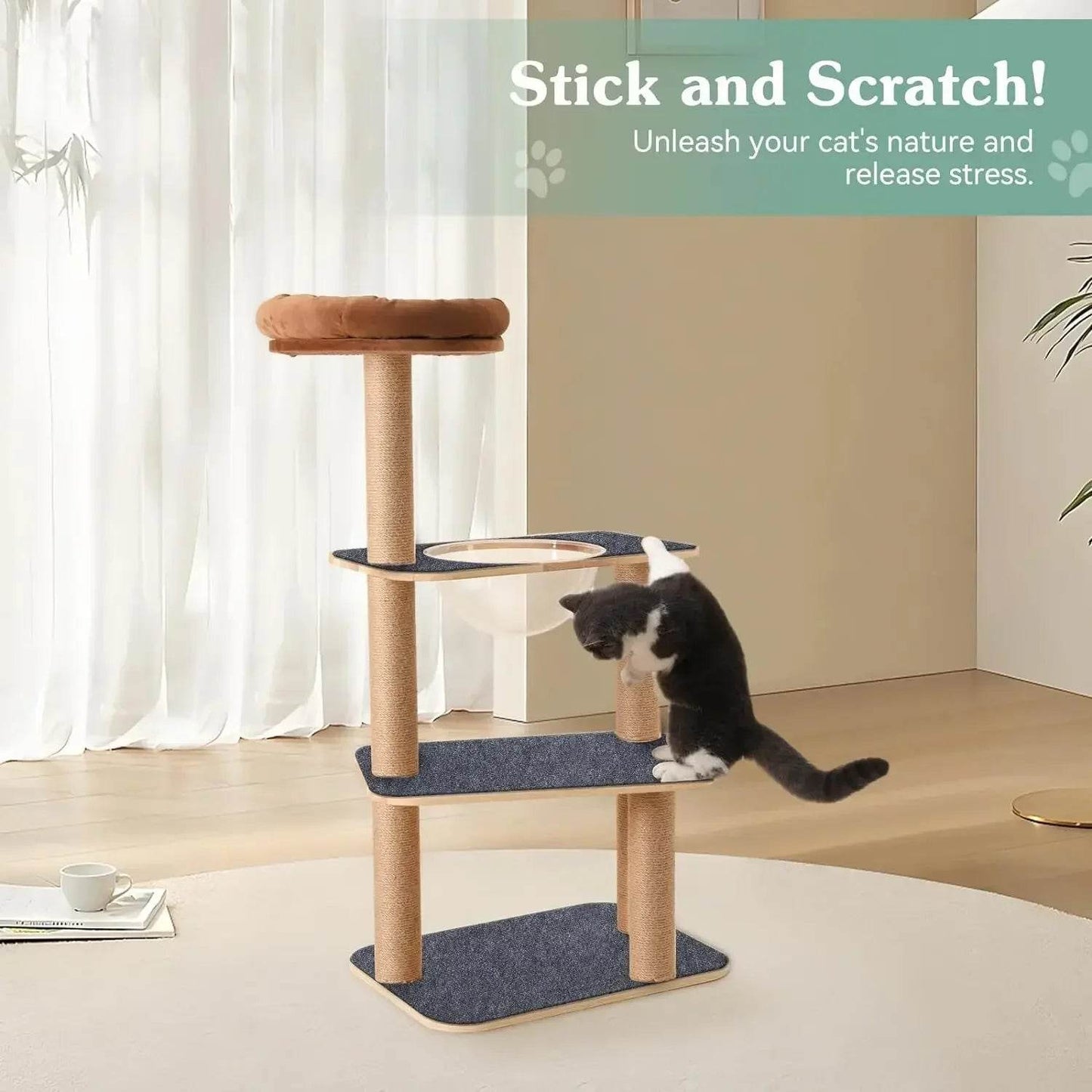 Tapis à gratter auto-adhésif pour chat, tapis à découper, poste à gratter pour chat, Protection anti-rayures pour meubles de canapé - Animaleriex