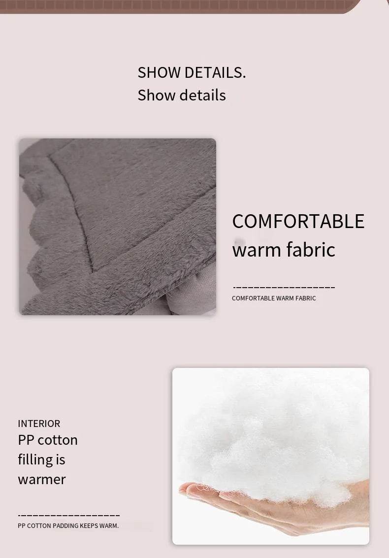 Niche d'intérieur lavable pour chat et chien, toutes saisons, coussin doux et amovible, niche pour animaux de petite et moyenne taille, fournitures durables pour animaux de compagnie - Animaleriex