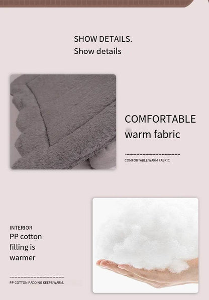 Niche d'intérieur lavable pour chat et chien, toutes saisons, coussin doux et amovible, niche pour animaux de petite et moyenne taille, fournitures durables pour animaux de compagnie - Animaleriex