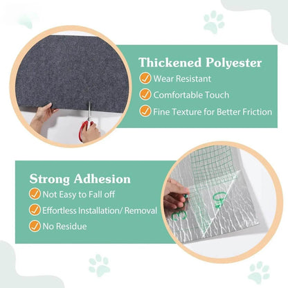 Tapis à gratter auto-adhésif pour chat, tapis à découper, poste à gratter pour chat, Protection anti-rayures pour meubles de canapé - Animaleriex