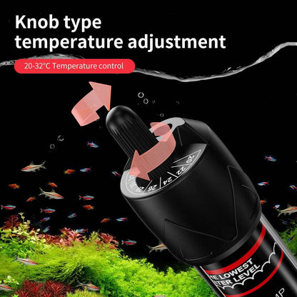 Tige chauffante à Thermostat à température réglable 110v-220v, 25W 50W 100W 200W 300W, Submersible pour Aquarium, réservoir de poissons, chaleur de l'eau - Animaleriex