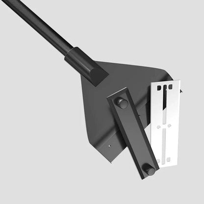 Outil de nettoyage d'aquarium, outil de nettoyage d'aquarium, élimination du sable plat et des algues, grattoir d'élimination des algues en verre à double usage avec 5 lames - Animaleriex