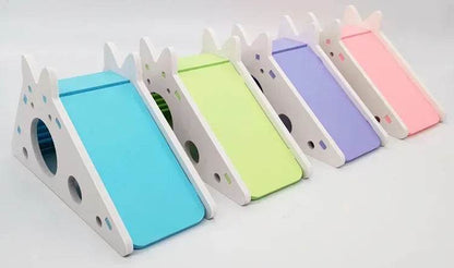 Jouet coulissant amusant pour Hamster, cochon d'inde, jouets coulissants assemblés, Chinchillas, Cage de maison pour Hamster, accessoires respirants pour Hamster - Animaleriex