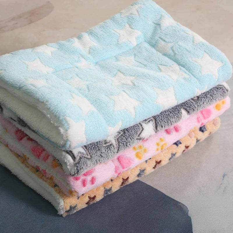 Tapis polaire doux pour Hamster, lit pour petits animaux, chat, Rats, lapin, couverture chaude, cochon d'inde, lit de couchage, accessoires pour Hamster - Animaleriex