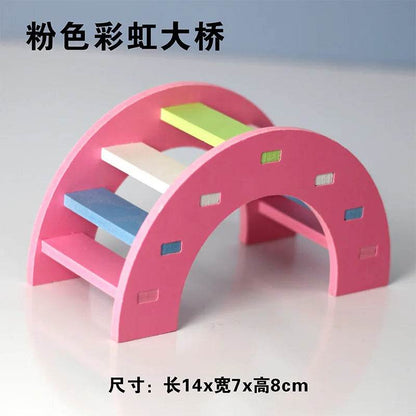 Jouet coulissant pour Hamster assemblé, cochon d'inde, ours doré, nid de maison de Hamster respirant et amusant, Chinchillas, jouet d'exercice pour Hamster, accessoire - Animaleriex