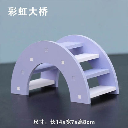 Jouet coulissant pour Hamster assemblé, cochon d'inde, ours doré, nid de maison de Hamster respirant et amusant, Chinchillas, jouet d'exercice pour Hamster, accessoire - Animaleriex