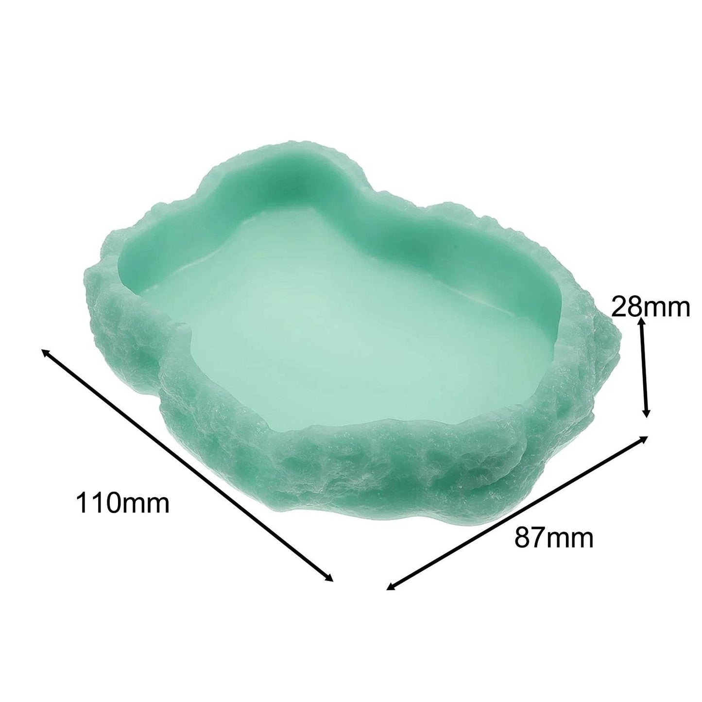 Bols d'eau pour reptiles, plaque de Terrarium, mangeoire pour amphibiens, grenouille, caméléon, tortue, Dragon barbu, tortue - Animaleriex