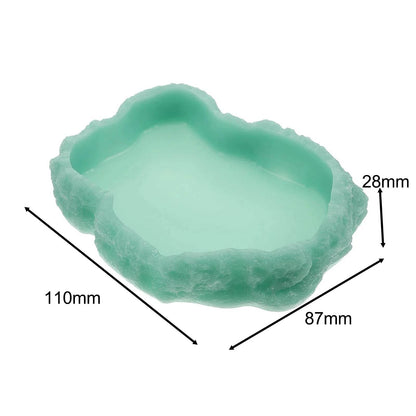 Bols d'eau pour reptiles, plaque de Terrarium, mangeoire pour amphibiens, grenouille, caméléon, tortue, Dragon barbu, tortue - Animaleriex