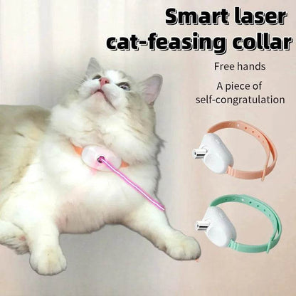 Collier de chat Laser taquin chat électrique USB chargement chaton automatique chats jouet intelligent Laser taquin chat jouet interactif 고양이 장난감 - Animaleriex