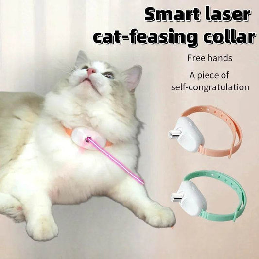 Collier de chat Laser taquin chat électrique USB chargement chaton automatique chats jouet intelligent Laser taquin chat jouet interactif 고양이 장난감 - Animaleriex