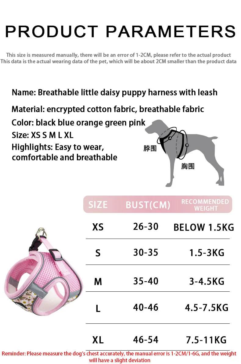 Harnais et laisse en maille de Nylon pour chat, respirant, pour chaton, petit chien, chiot, bouledogue français, Chihuahua, carlin - Animaleriex