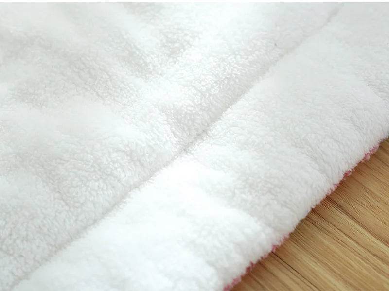 Tapis polaire doux pour Hamster, lit pour petits animaux, chat, Rats, lapin, couverture chaude, cochon d'inde, lit de couchage, accessoires pour Hamster - Animaleriex