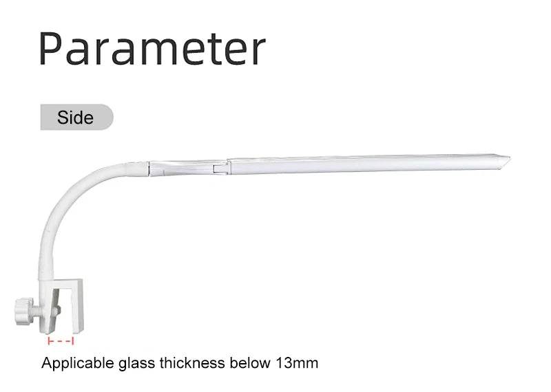 Lampe à pince Super brillante lumière LED d'aquarium pour plante aquatique grandir Aquarium lampe de synchronisation à spectre complet 220-240V 30 ~ 70CM 4W 8W 13W - Animaleriex