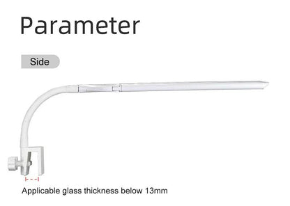 Lampe à pince Super brillante lumière LED d'aquarium pour plante aquatique grandir Aquarium lampe de synchronisation à spectre complet 220-240V 30 ~ 70CM 4W 8W 13W - Animaleriex