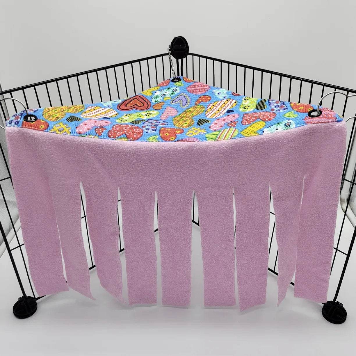 Tente à bande de pampilles pour animaux de compagnie, cachette, cachette, cochon d'inde, Hamster, hérisson, rideau de hamac, petits animaux de compagnie, lit suspendu, coin de nid, tapis de maison - Animaleriex