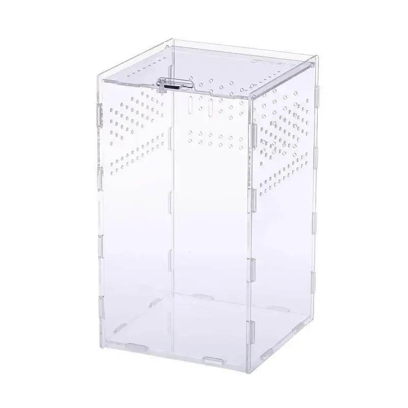 Boîte d'élevage de Terrarium pour reptiles, boîtier en acrylique, boîtier Nano arboricole pour tarentule, araignée, Scorpion, Dragon barbu - Animaleriex