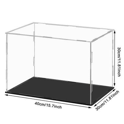 Présentoir en acrylique transparent, anti-poussière, jouet, voiture, camions, fourgonnettes, boîte de modèle, Collection, rangement, comptoir, boîte d'exposition - Animaleriex