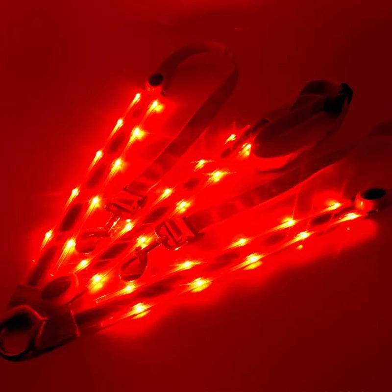Sangles de poitrine de cheval LED 100CM, décoration d'équitation, Tubes lumineux, licou de selle équestre, produits de soins pour chevaux - Animaleriex