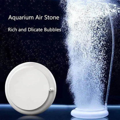 Aérateur d'oxygène en pierre à Air pour Aquarium, diffuseur de bulles, pompe à bulles d'air, plaque d'oxygène hydroponique, Mini accessoires Nano disque - Animaleriex