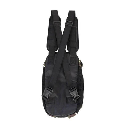 Sac à dos de poitrine réglable pour chat de compagnie, 1 pièce, pour le transport en plein air, maille de Ventilation pour randonnée, Camping, voyages, sac à bandoulière en petit - Animaleriex