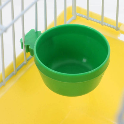 Cage à oiseaux Portable de transport pour perroquets, perruches, Conure, petite Cage de transport pour animaux de compagnie, poignée pliable, respirante, pour l'extérieur, Multi - Animaleriex