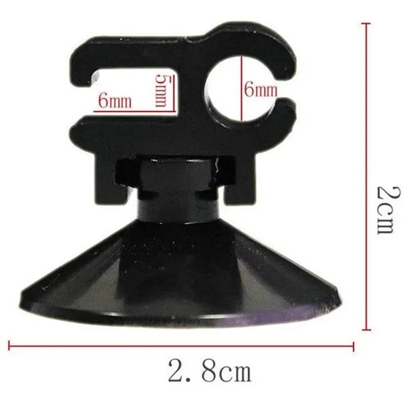 Pince à ventouse pour Aquarium, 5 pièces, Tube à oxygène, pompe, cordon d'alimentation, boucle de fil, finition, ventouses, accessoires d'aquarium - Animaleriex