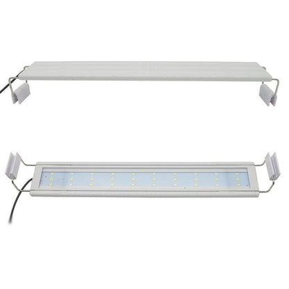 Lumière LED pour Aquarium Super mince Aquarium plante aquatique grandir éclairage étanche lumineux pince lampe bleu LED 18-72 cm pour plantes 220 v - Animaleriex