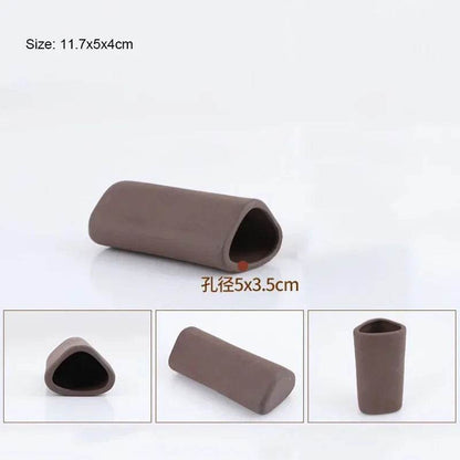 Décoration d'aquarium en céramique, abri pour poissons et crevettes, poterie, maison de Scorpion, Simulation de pierre, décor d'aquarium idéal - Animaleriex