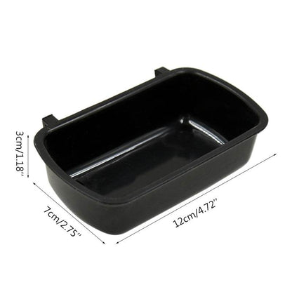 Petit bol distributeur de nourriture pour animaux de compagnie, Cage à Hamster, bol suspendu, dispositif de consommation d'eau, tasse d'alimentation pour oiseaux, écureuils et lapins - Animaleriex