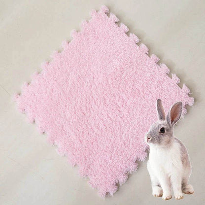 Coussin chauffant pour animaux de compagnie, 30x30cm, 10 pièces, en mousse EVA, cochon d'inde, Hamster, tapis de couchage doux, lapin, couverture, lit, accessoires pour animaux de compagnie - Animaleriex