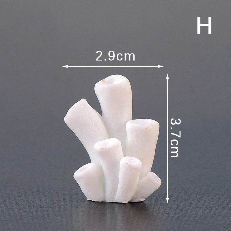 Décoration d'aquarium de corail artificiel, émule d'étoile de mer, décoration de paysage de récif en résine, décoration de table artisanale - Animaleriex