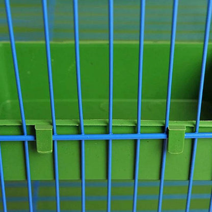 Baignoire d'eau pour oiseaux, 1 pièce, bol pour oiseaux de compagnie, perroquets, perruches, Cage de bain suspendue, petite Cage à perroquets, accessoires pour animaux de compagnie - Animaleriex