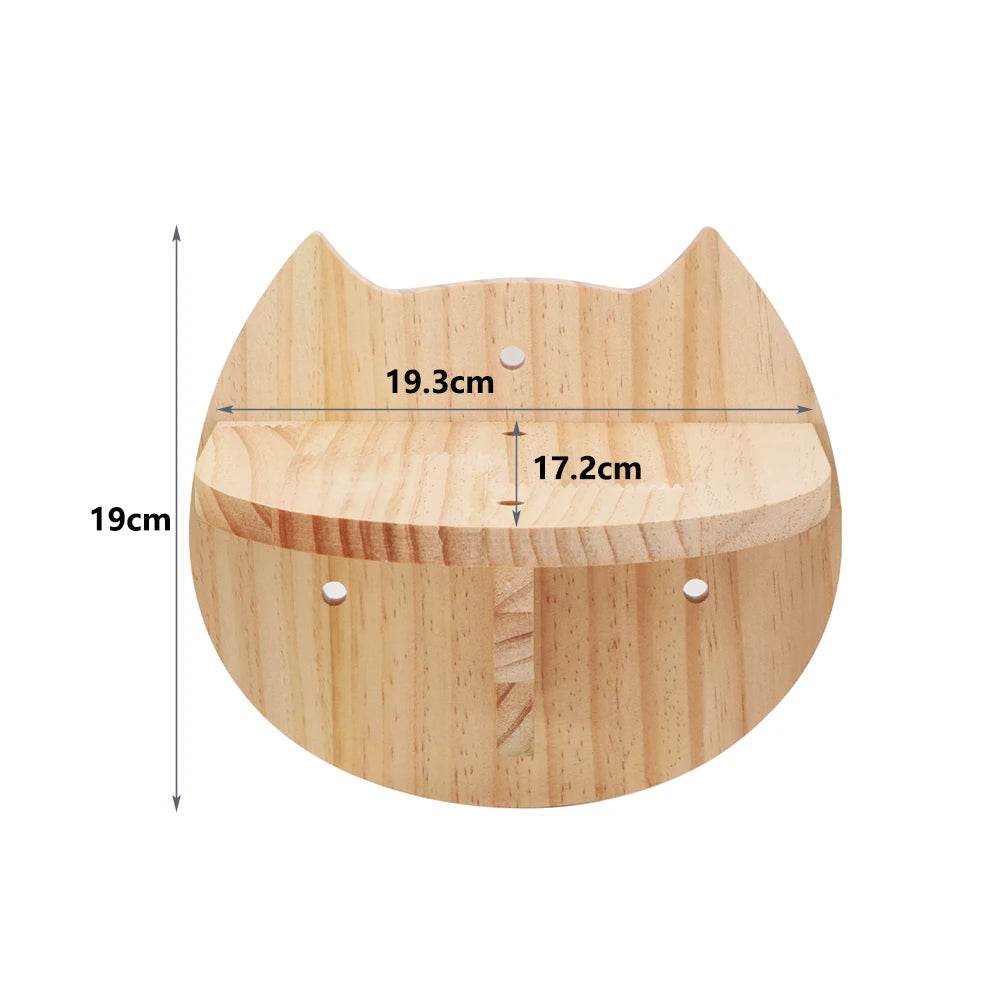 Corde d'escalade murale pour chat, 1 pièce, pédales en bois massif et corde en Sisal, entraînement des chatons, meulage des griffes, meubles d'intérieur pour chat - Animaleriex
