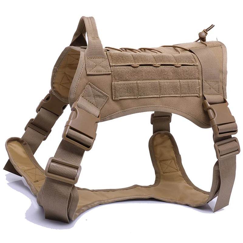 Harnais tactique pour chien, gilet d'entraînement pour animaux de compagnie, harnais militaire pour chien, collier de laisse pour petits, moyens et grands chiens, marche et chasse - Animaleriex