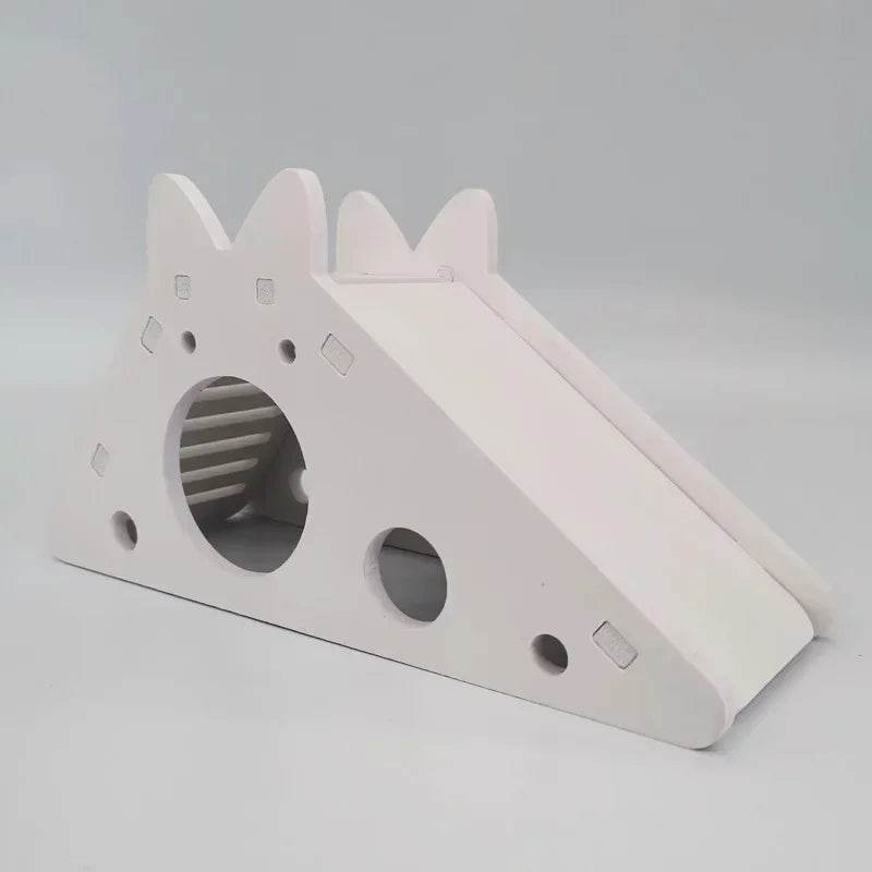 Jouet coulissant amusant pour Hamster, cochon d'inde, jouets coulissants assemblés, Chinchillas, Cage de maison pour Hamster, accessoires respirants pour Hamster - Animaleriex