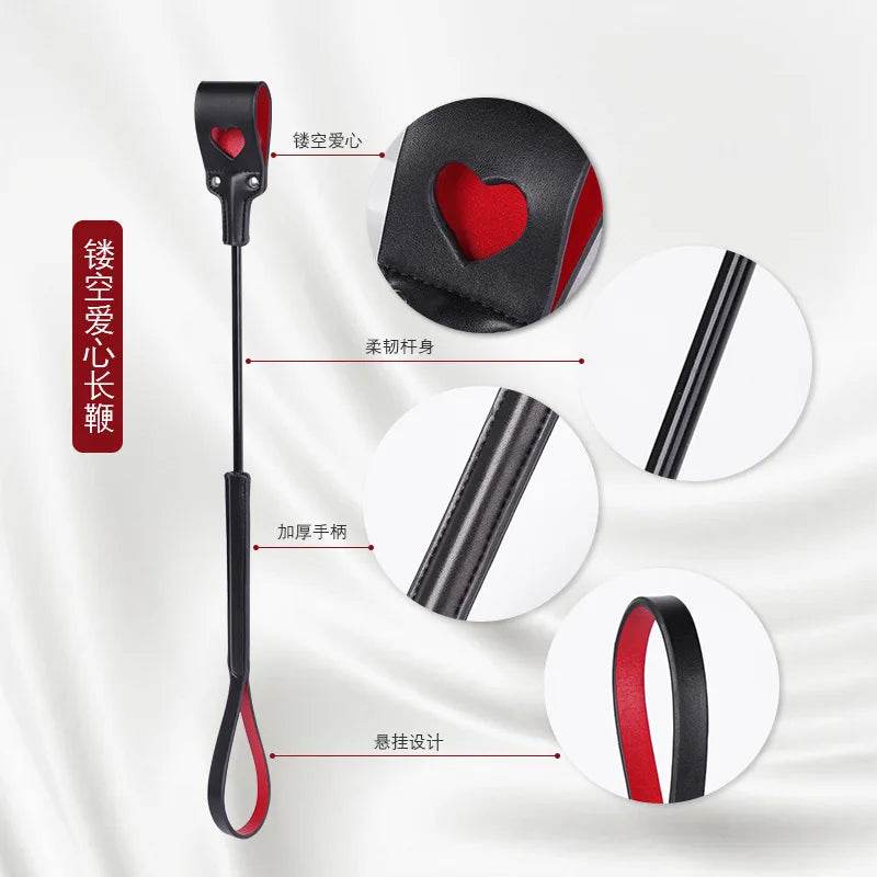 Fouet de cheval en cuir Pu de haute qualité, culture d'équitation. Culture de cheval soumise à l'équitation - Animaleriex