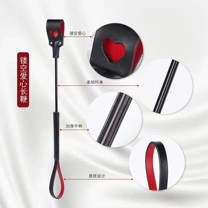 Fouet de cheval en cuir Pu de haute qualité, culture d'équitation. Culture de cheval soumise à l'équitation - Animaleriex