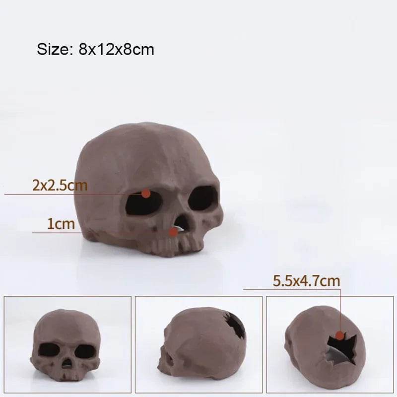 Décoration d'aquarium en céramique, abri pour poissons et crevettes, poterie, maison de Scorpion, Simulation de pierre, décor d'aquarium idéal - Animaleriex