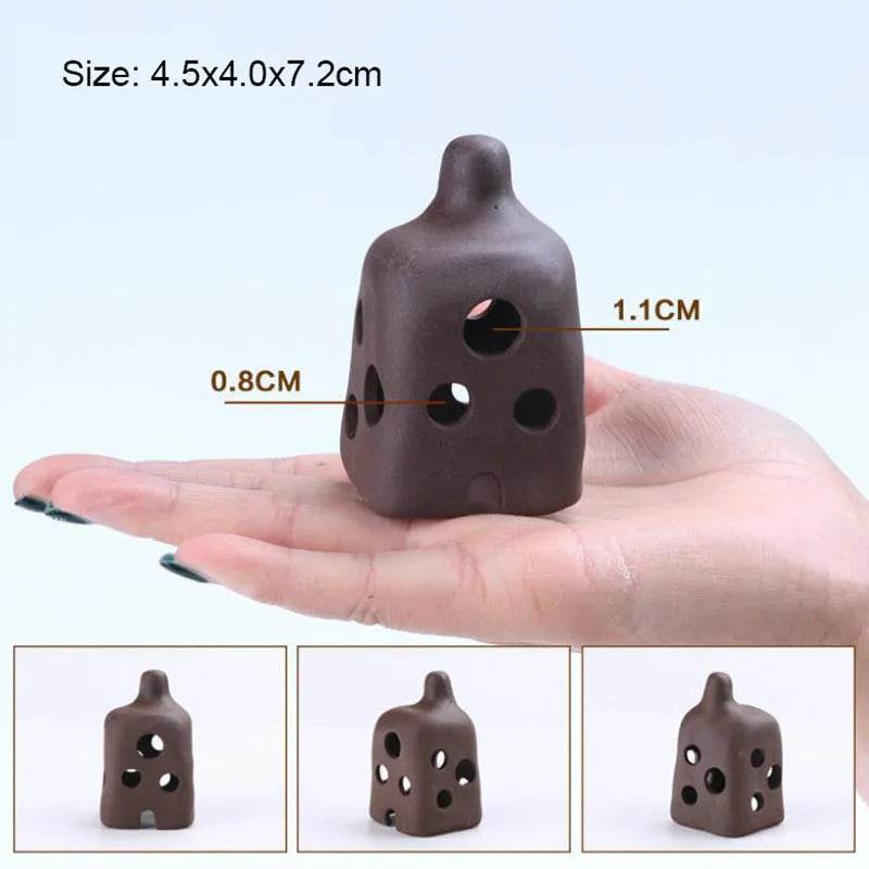 Décoration d'aquarium en céramique, abri pour poissons et crevettes, poterie, maison de Scorpion, Simulation de pierre, décor d'aquarium idéal - Animaleriex