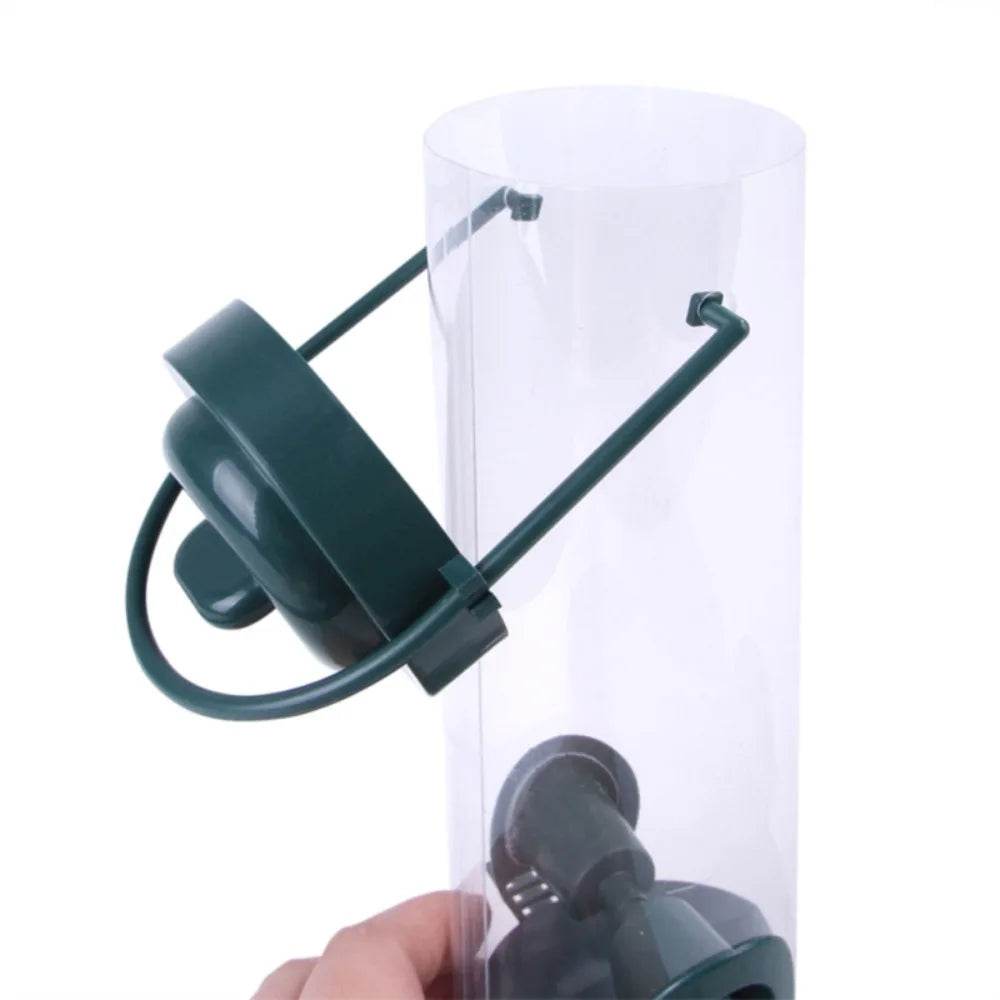 Mangeoire pour oiseaux à trous multiples outil d'alimentation automatique des pieds mangeoire pour oiseaux pour animaux de compagnie distributeur de nourriture pour animaux de compagnie suspendu en plein air pour animaux volants - Animaleriex