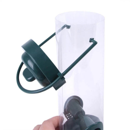 Mangeoire pour oiseaux à trous multiples outil d'alimentation automatique des pieds mangeoire pour oiseaux pour animaux de compagnie distributeur de nourriture pour animaux de compagnie suspendu en plein air pour animaux volants - Animaleriex