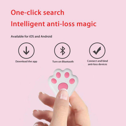 Xiaomi – Mini traceur GPS en forme de patte de chien, localisateur Bluetooth sans fil Anti-perte, pour animal de compagnie, sac pour enfant, portefeuille, accessoires pour collier de clé - Animaleriex