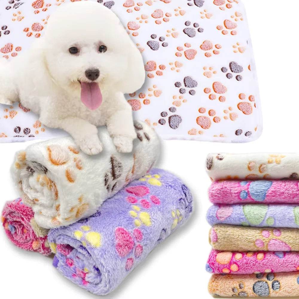 Couverture chaude d'hiver pour animaux de compagnie, 40x60cm, pour chien, mignonne, chaude et confortable, coussin pour chat et chien, fournitures pour animaux de compagnie - Animaleriex