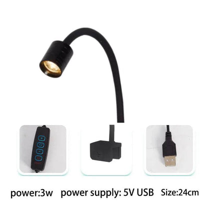 Lumière d'aquarium Mini projecteurs d'Amérique du Sud COB LED Créer un aquarium Écologie d'Amérique du Sud Lumière jaune et blanche 3W USB - Animaleriex