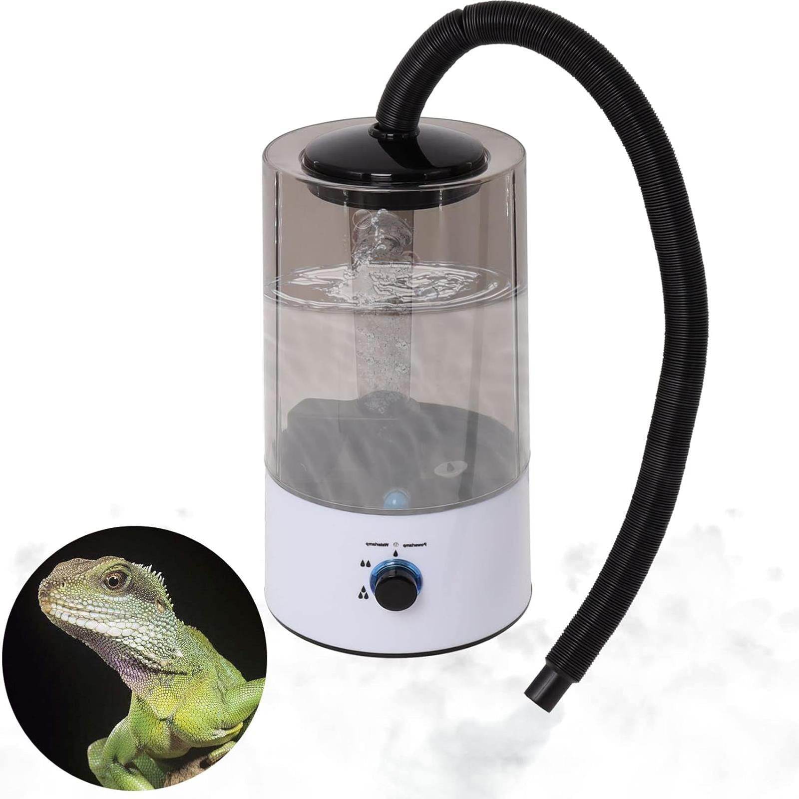 Humidificateur de reptiles 4L, brumisateur de Terrarium, arrêt automatique, empêche le fonctionnement à sec, Durable pour tortue avec tuyau d'extension - Animaleriex