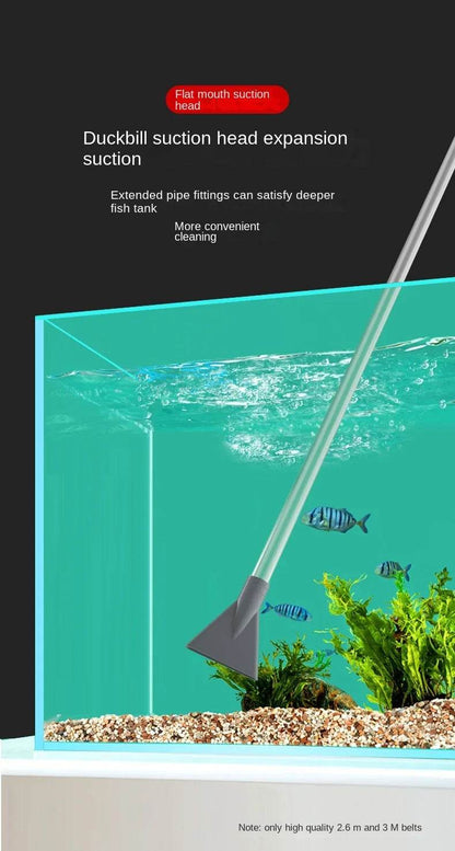 Siphon d'aquarium aspirateur réservoir de poisson changeur d'eau manuel changeur d'eau semi-automatique pompe d'aquarium outils de nettoyage - Animaleriex