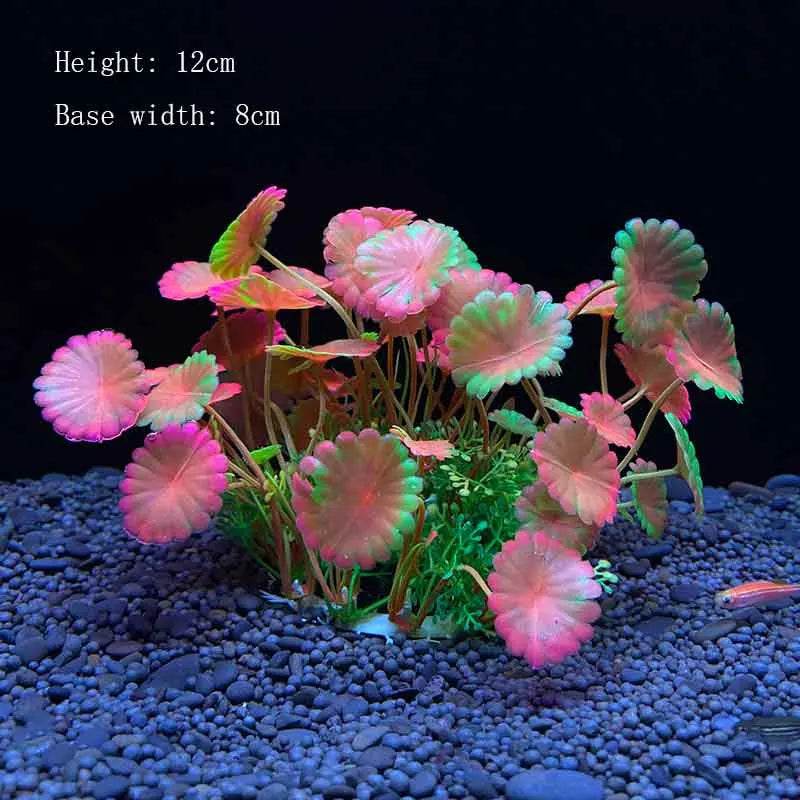 Plantes artificielles sous-marines en plastique pour Aquarium, faux arbuste aquatique, visualisation d'herbe verte, décoration de Simulation - Animaleriex