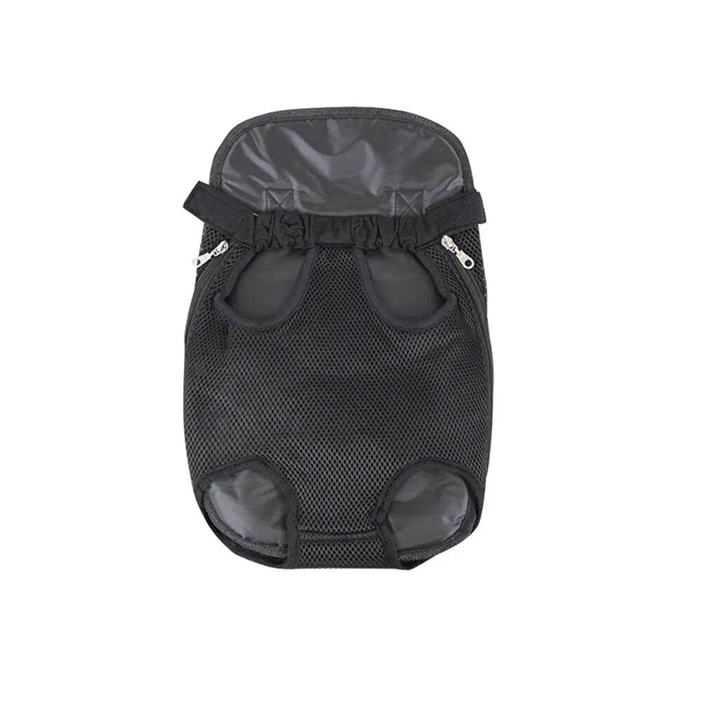 Sac à dos de poitrine réglable pour chat de compagnie, 1 pièce, pour le transport en plein air, maille de Ventilation pour randonnée, Camping, voyages, sac à bandoulière en petit - Animaleriex