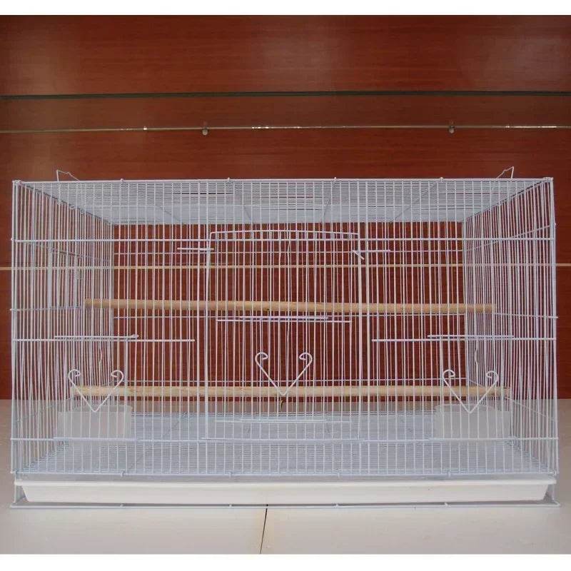 76x45x46 cm Extra Large Cage à oiseaux perroquet animal de compagnie en gros grand extérieur pas cher en fer forgé canari oiseau Cage élevage grande Cage - Animaleriex