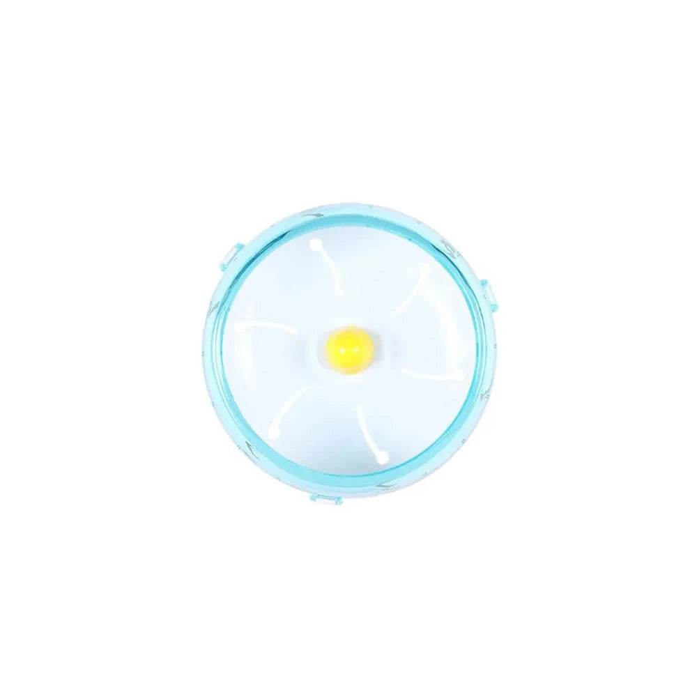 Hamster disque de course jouet Sport course silencieux Transparent petit animal de compagnie rotatif Jogging roue roue jouets animal de compagnie Hamster Cage fournitures - Animaleriex